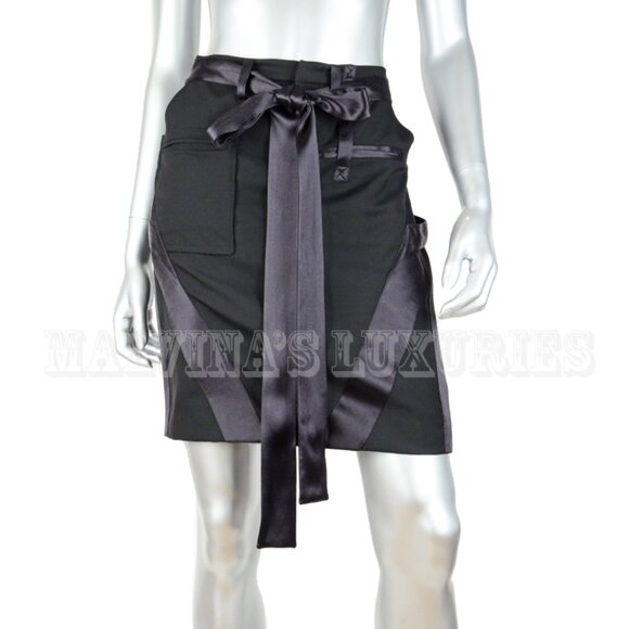 【関税&送料込】Balenciaga Long Satin Skirt Balenciaga Floral Print Pleated Long Silk Skirt with Chunky